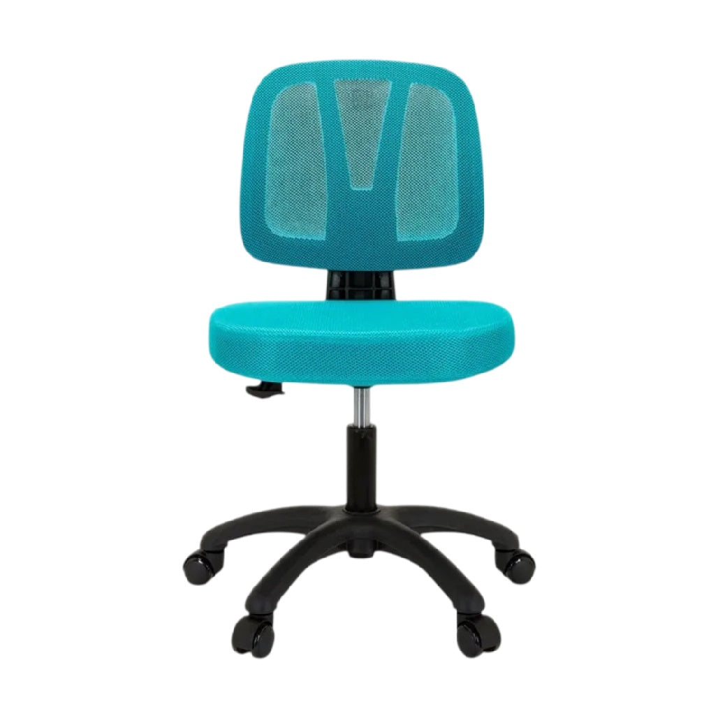 Chaise de bureau ergonomique avec dossier en maille et roulettes